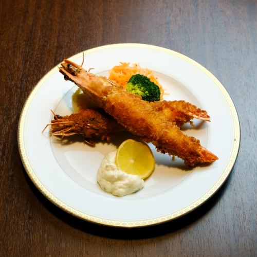 2 pieces of plump fried shrimp (single item)