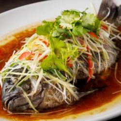 Steamed fish