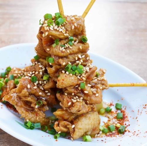 Special Chinese-style chicken skin with ponzu sauce ~Refreshing Chinese sauce~ (1 skewer)