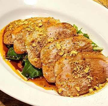 紅茶鴨のガーリックソース