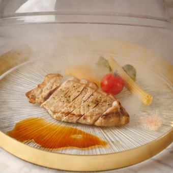【2H飲放】三元豚ロース×黒トリュフリゾットや鮮魚、アヒージョ含『Mare』全7品5480円⇒5000円