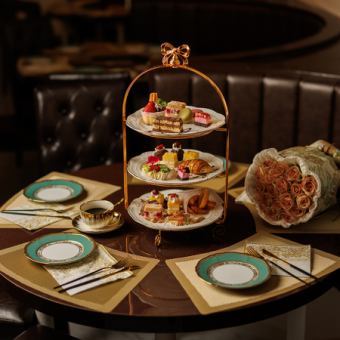 Afternoon tea set (3 tiers) [2 hours all-you-can-drink soft drinks menu] included