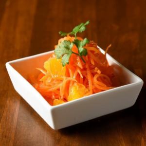 Marinated carrots and oranges