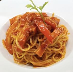 Thick-sliced bacon arrabbiata