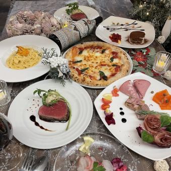 12/24&25限定　ChristmasCourse　お料理6品　6,500円