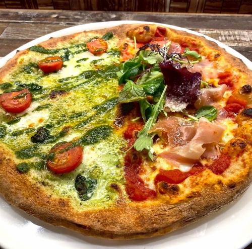 1st Anniversary of our sister store Due☆Due's popular menu/Genovese & Prosciutto BIZZA
