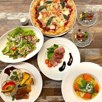 Tongalliano★カジュアルコース お料理6品 飲み放題100分 ◎ 4800円(税込)