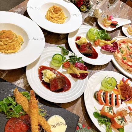 圣诞套餐(6道菜)6,800日元(仅限12月24日和25日)