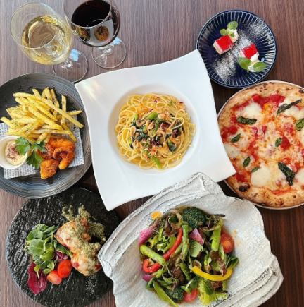 Tongalliano★カジュアルコース　お料理6品　飲み放題100分　◎　4800円(税込)