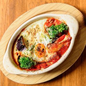 Tomato stew with plenty of vegetables