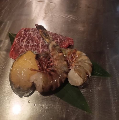 【創業25年の熟練の技が光る】清正焼きで有名な七福の鉄板焼きメニュー「和牛ステーキ」1980円(税込)