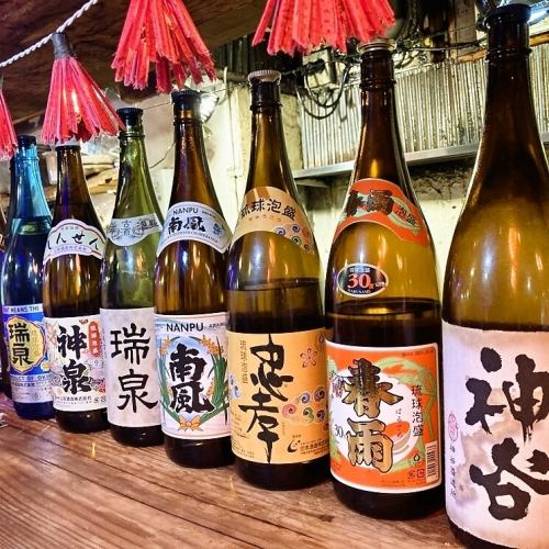本島離島の泡盛80種以上！