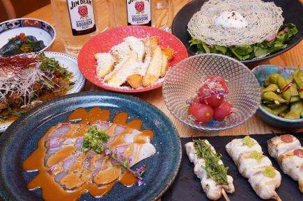 平日限定☆お得に宴会コース☆全12品5,000円(税込)☆120分飲み放題付き☆