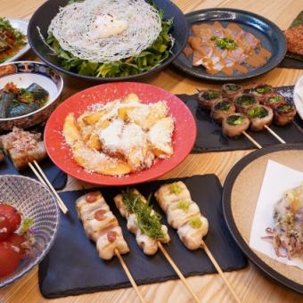 【平日ご希望の方】料理長オススメ宴会コース☆全15品7,000円(税込)☆120分飲み放題付き☆