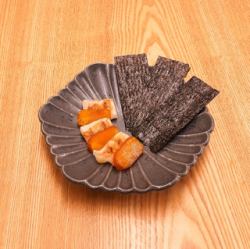 お餅カラスミ海苔