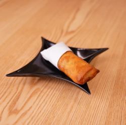 海老とベビーホタテの春巻き