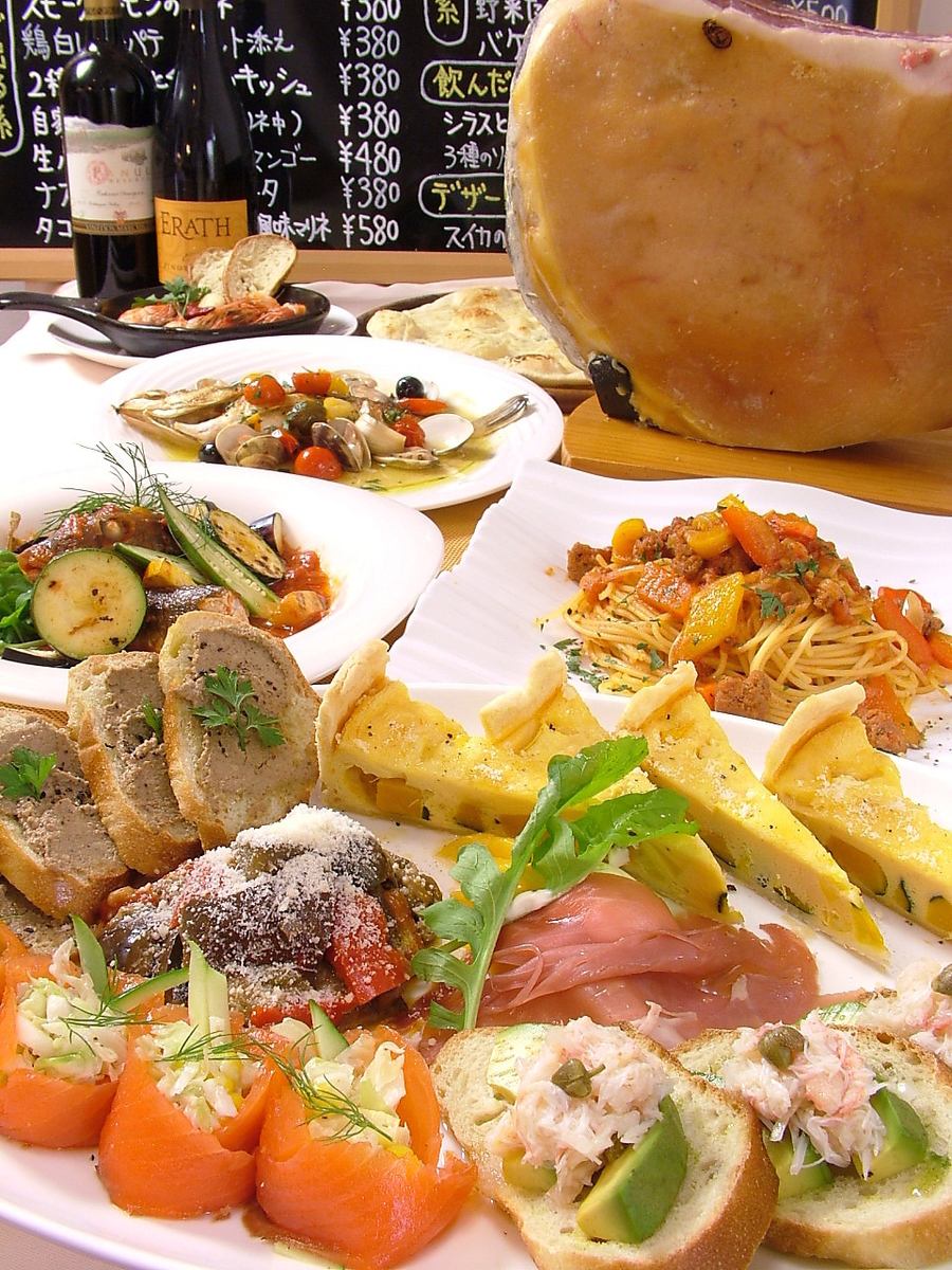 こだわりパスタなど評判の本格イタリアンを気軽なランチで♪
