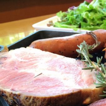 宴会プラン@5000円 旬の食材を使った料理8品+2時間飲放 