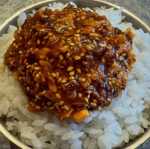 自家製食べるラー油ご飯