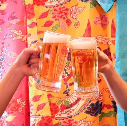 All-day event! 3 hours of all-you-can-drink beer and awamori for just 2,980 yen!