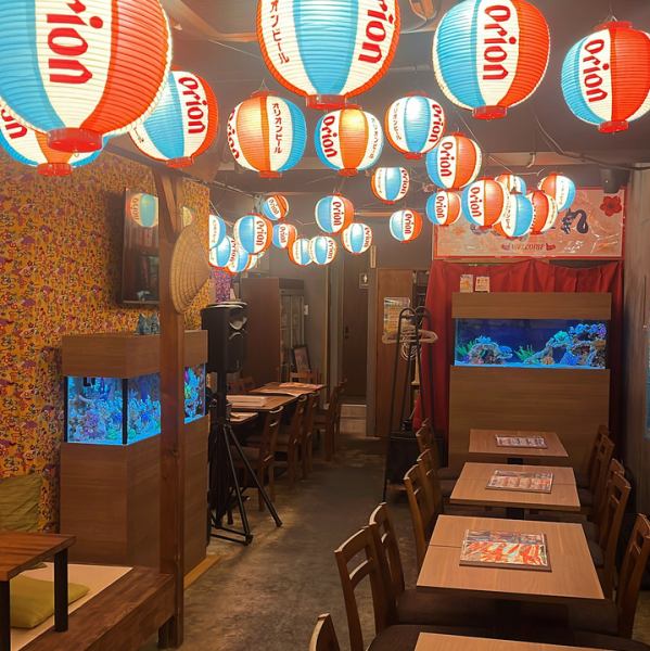 【昼飲みにおススメ!!】スペースにゆとりを持たせた店内で、グループでのご利用時にも思う存分おしゃべりとお食事をお楽しみください。宴会ご希望の際は、早めのご予約がおすすめです◎　