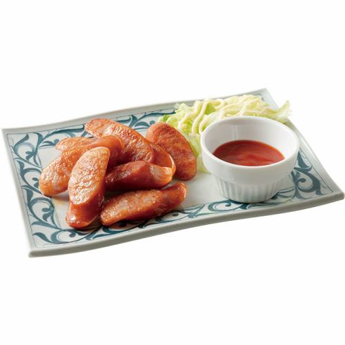 ピリ辛ポルトギューソーセージ炒め