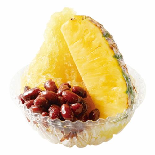 沖縄ぜんざい かき氷(パイナップル)