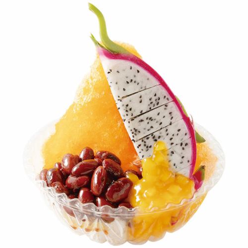 沖縄ぜんざい かき氷(ドラゴン&マンゴー)