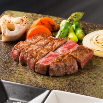 A5 Japanese black beef loin steak