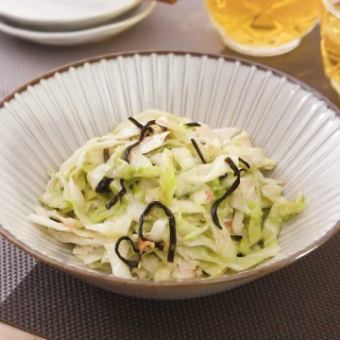 塩昆布キャベツ