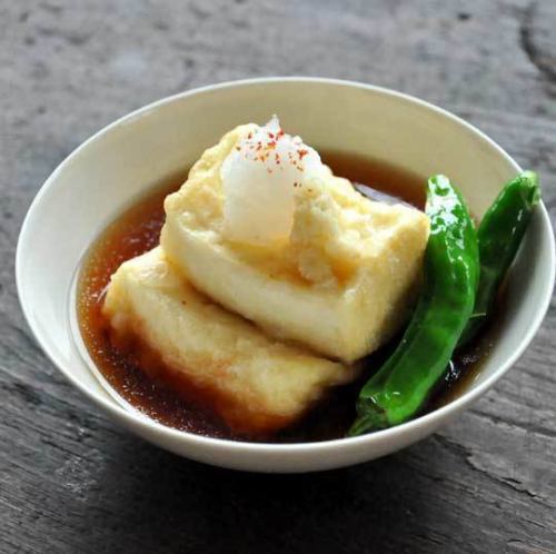 茄子と豆腐の揚げ出し