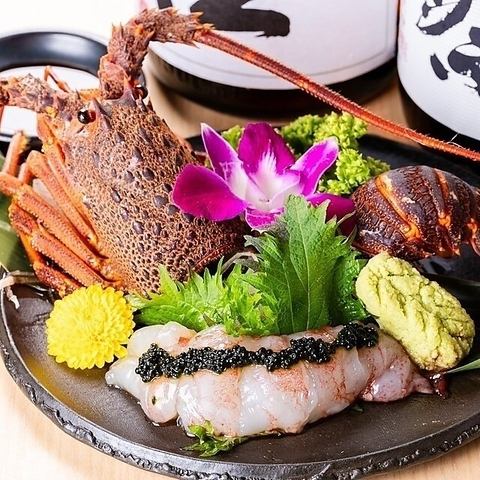 享用各种龙虾菜肴