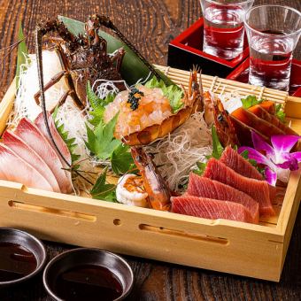 ■ 3-hour all-you-can-drink "Yunagi Course" luxurious sashimi, straw-grilled Tokachi pork, and sea bream rice (8 dishes in total) 5,000 yen ⇒ 4,000 yen