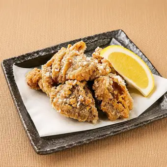 外はカリッ 中はレアのマグロ竜田揚げ