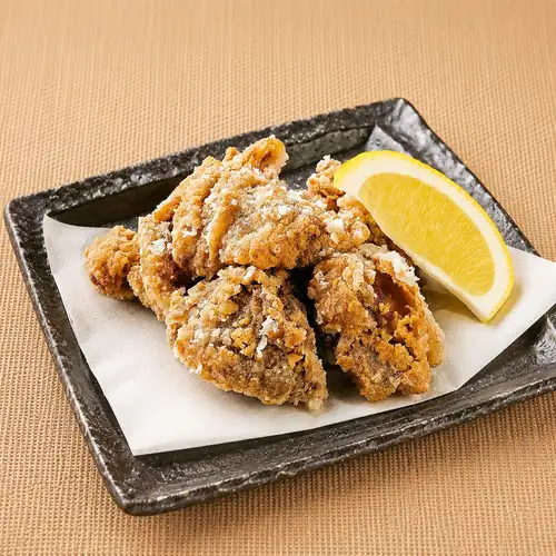 外はカリッ 中はレアのマグロ竜田揚げ