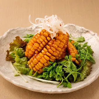 甘み弾ける！とうもろこし唐揚げ