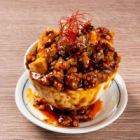 こぼれ麻婆豆腐丼