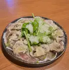 Mushroom and prosciutto carpaccio