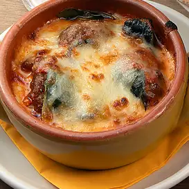 南イタリア風ミートボールと茄子のグラタン