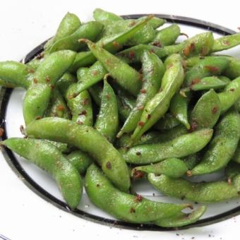 ペペロンチーノ風枝豆