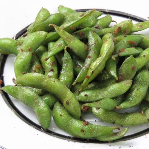 ペペロンチーノ風枝豆