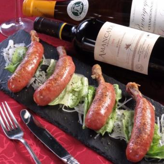 骨付きソーセージ