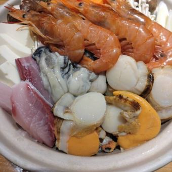 【料理（寄せ鍋）+飲み放題コース2時間】6,600円コース