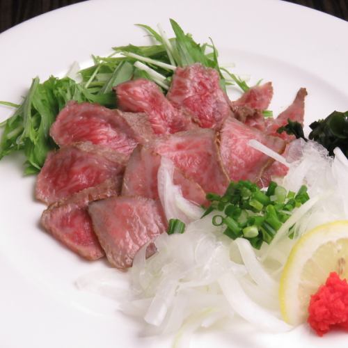 Japanese black beef beef tataki