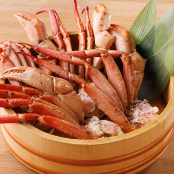 知る人ぞ知る“幻の蟹”【期間限定】まるズワイ蟹食べ放題コース　5,980円（税込6,578円