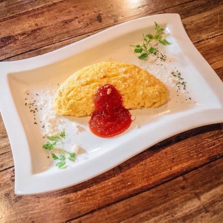 Bacon cheese omelet