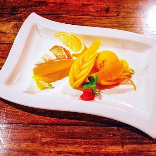 瀨戶內檸檬酸奶蛋糕和冰糕
