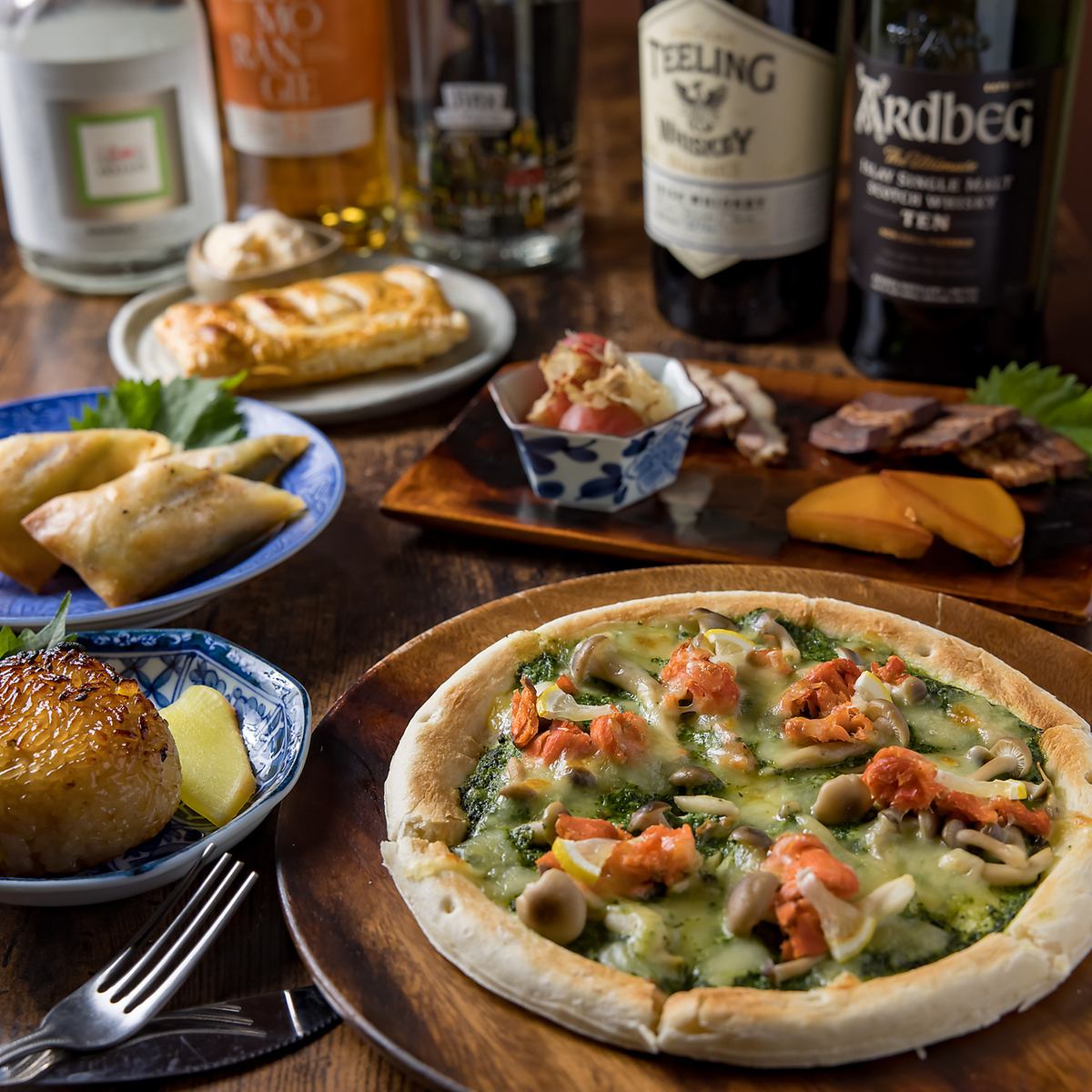 こだわりの旬の食材を使った”自家製料理”をご堪能いただけます