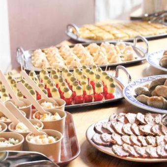 캐주얼 뷔페 플랜<10분~/20분 이상도 상담 가능>3500엔(세금 포함)~