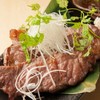 [Private room x Meat Samadhi course] 7 dishes including aged meat steak & grilled beef tongue 9000 → 8000 yen